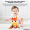 Baby Soothing Rattle Sensory Toy Stuffed Animal Toys Plush Bulk Fox with Big Eyes for Newborn