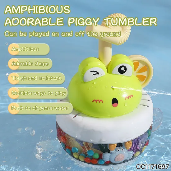 Cartoon Frog New Arrival Cheap Baby Children Bath Water Gun Shooting Game Summer Plastic Children Kids Water Gun Bath Toy