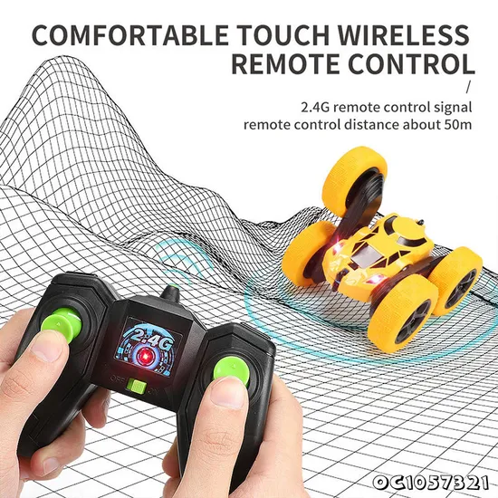 4WD Wireless Remote Control 360 Rotating RC Stunt Kids Racing Car Toys