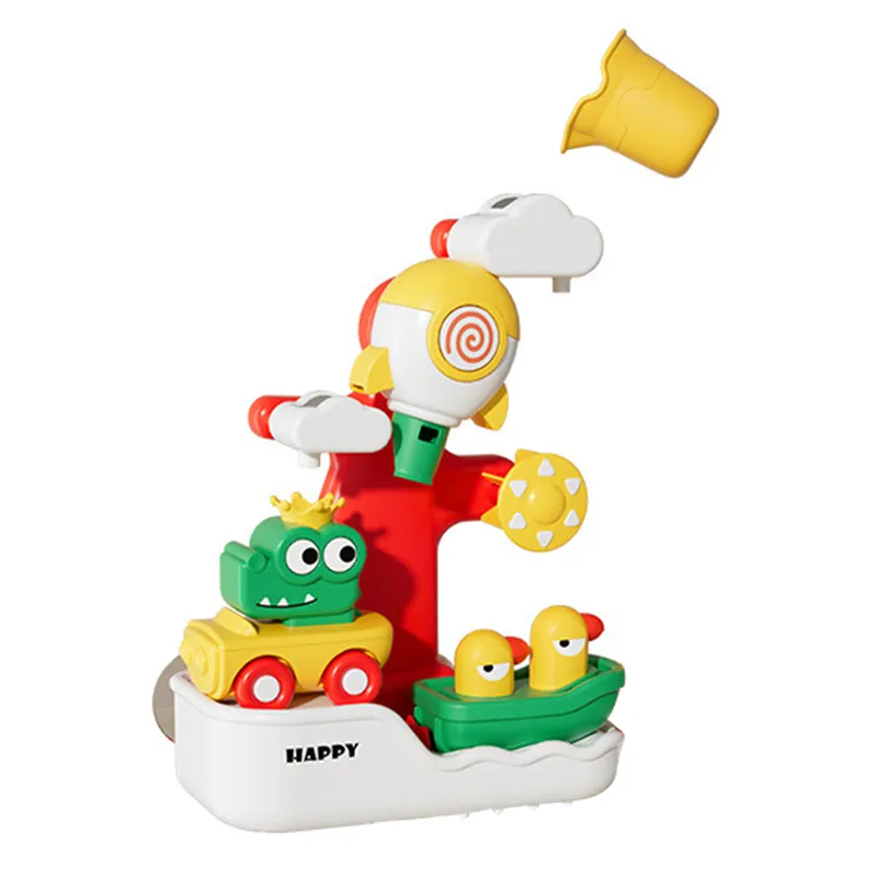 Summer Water Play Games 2026 Floating Animals Plastic Toy Shower Head Baby Bathing Toy Kids for Wholesale