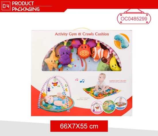 Hot Selling Playmat Portable Newborn Soft Safe Floor Mat Carpet Wholesale Foldable Baby Gym Mat
