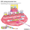 Beads DIY Toy Girls Bracelet Making Kit for 5 Years Old Girl with Manual Knitting Machine