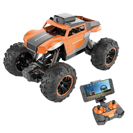 WiFi Connect Climbing Mobile Phone RC off Road Remote Control 1: 24 Scale Alloy Models Car with Camera for Kids
