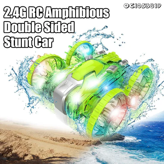 4WD Waterproof Double Sided Remote Control Challenge Toy RC New Stunt Car for Kids and Adult