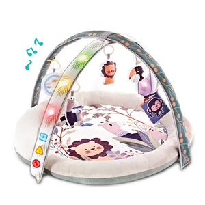 Hot Selling Baby Flooring Training Mat Newborn Baby Music Creative Activity Play Mat with Light Music