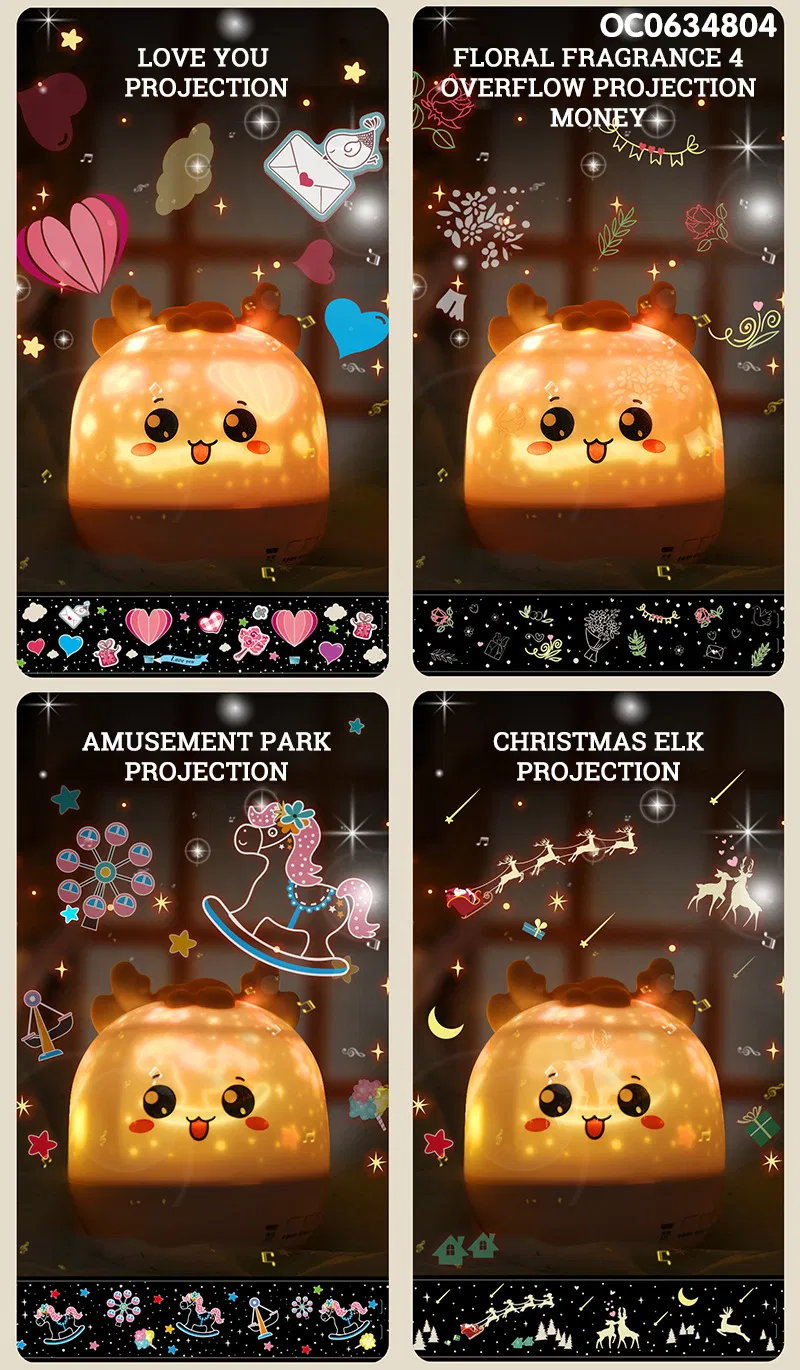 Lamp Baby Girls Toys 18 Month Old Sensory Sleeping Accessories Gift Desk Bedside Table LED Star Projector Night Light for Room