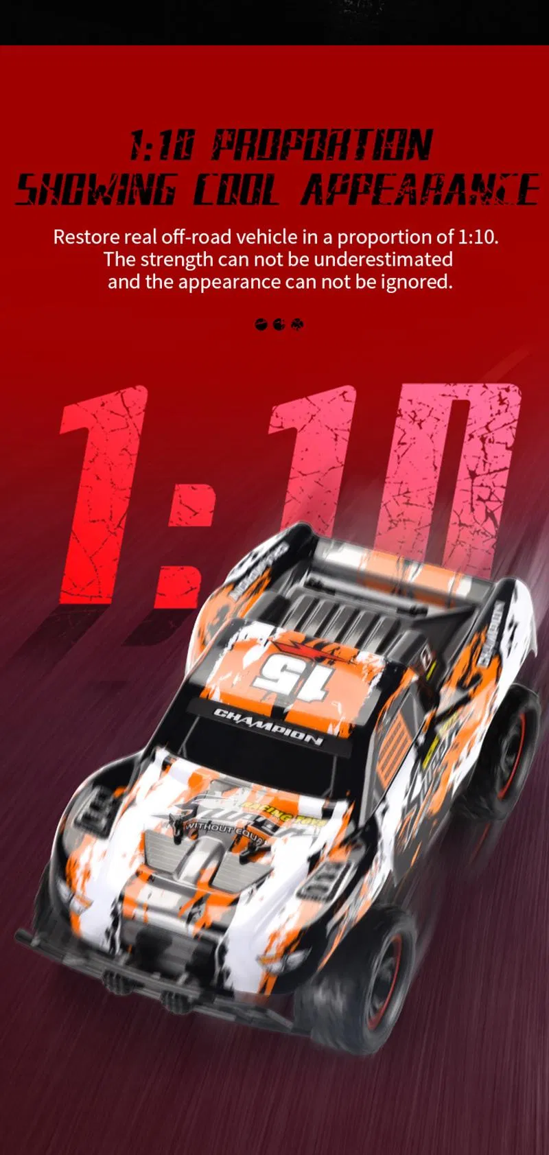 Wholesale LED Lights RC Cars High Speed off Road RC Remote Control Toy Cars for Kids