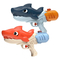 New Arrival Plastic Shark Shape Small Cheap Water Outdoor Shooting Gun Water Gun Toy Set for Boys