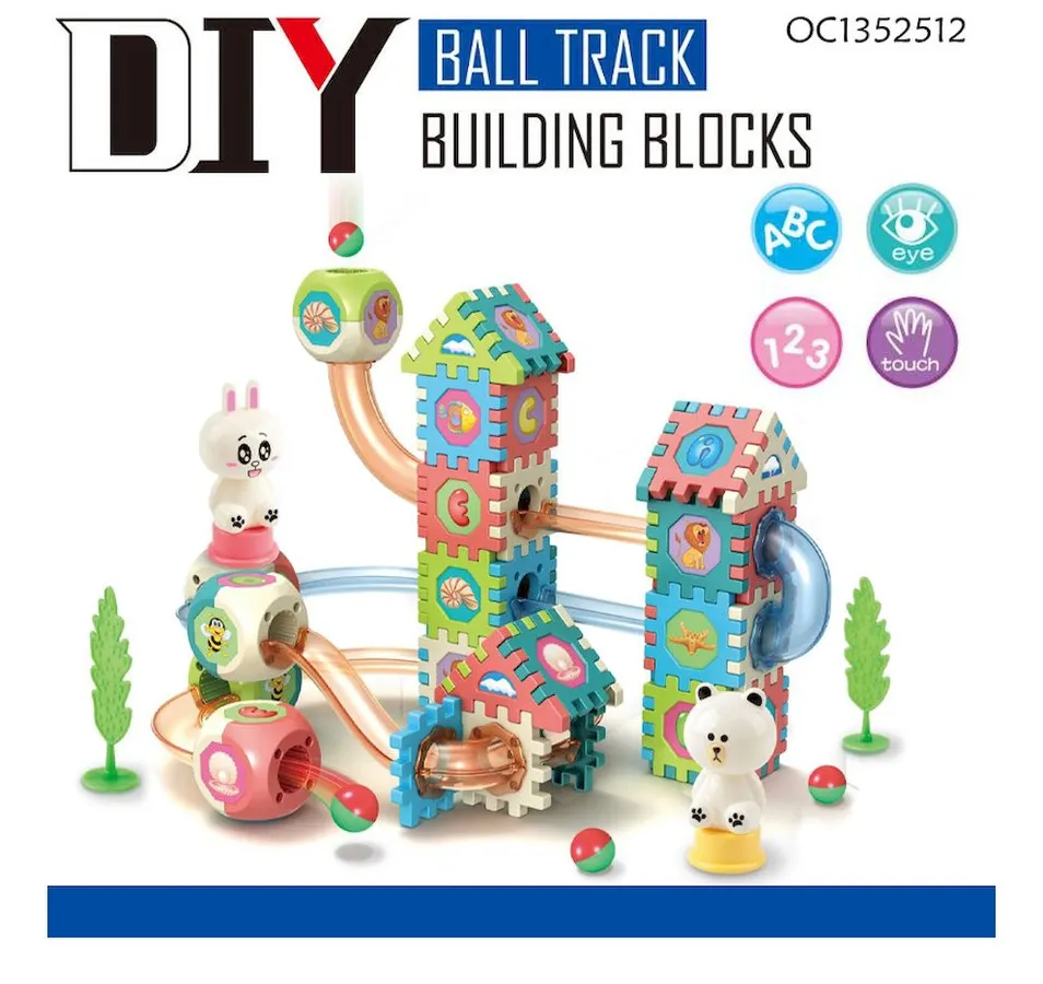 OEM Customized Interactive Kids Marble Maze Run Building Blocks for Children's Education