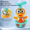 Transparent Gear Duck Baby Shower Head Gift Set Sprinkler Bath Toys Bathtub New Bath Toys
