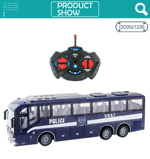 1: 30 Scale 4 Channels Small City Remote Control Bus Toys
