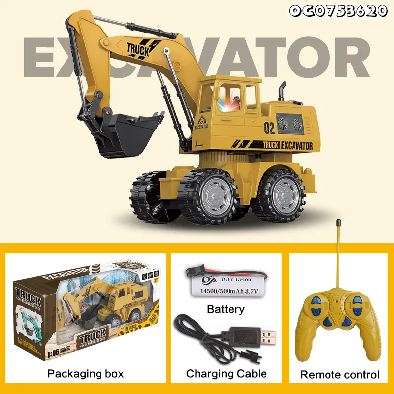 Wholesale Small Plastic Model RC Vehicle Truck 1: 16 Scale Kids Remote Control Toy Car