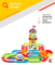 Children Funny Kingdom Assembly 8 Different Race Car Track Battery Car for Kids with Light Music