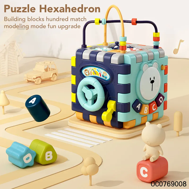 Montessori Block Toy Sets Children's Puzzles Building Block Sets Wholesale
