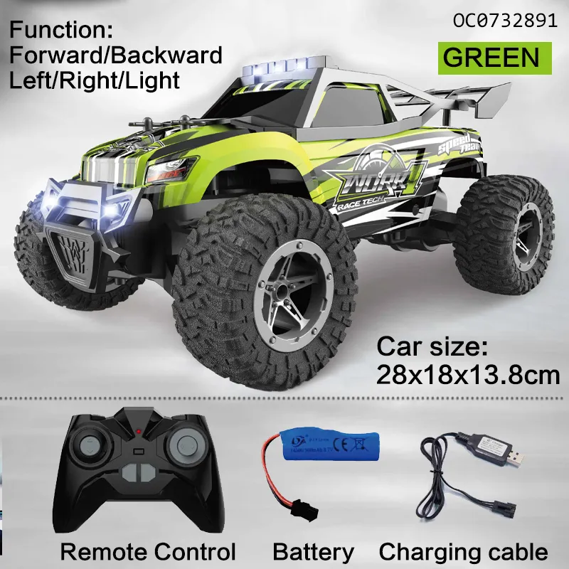 1: 16 Racing Remote Control RC off Road Drift Toy Car for Kids with Light
