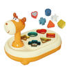 Plastic Geometric Shape Electric Musical Cognitive Sensory Educational Toy with Light