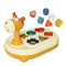 Plastic Geometric Shape Electric Musical Cognitive Sensory Educational Toy with Light