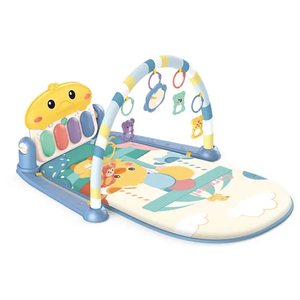 Newborn Pedal Musical Piano Creative Training Play Gym Soft Safe Mat with Hanging Toys