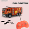 Truck Model 1: 24 Scale RC Lighted up Remote Control Mini Fire Fighting Electric Toy Car