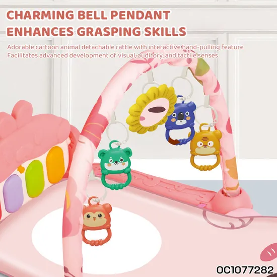 Non Toxic Soft Safe Musical Piano New Born Baby Training Activity Creative Mat Gym Play Mat for Baby Fitness Game