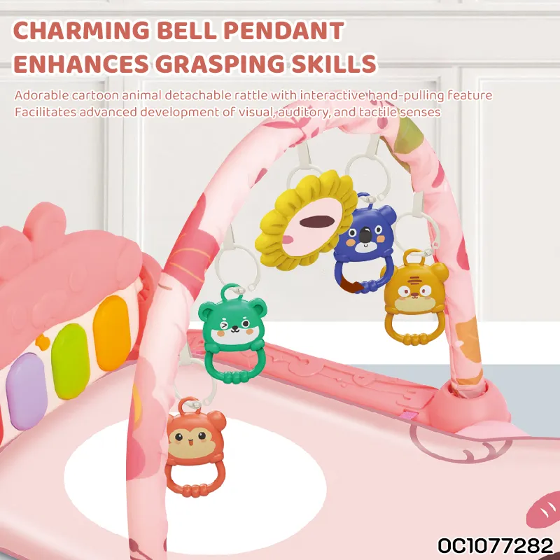 Non Toxic Soft Safe Musical Piano New Born Baby Training Activity Creative Mat Gym Play Mat for Baby Fitness Game