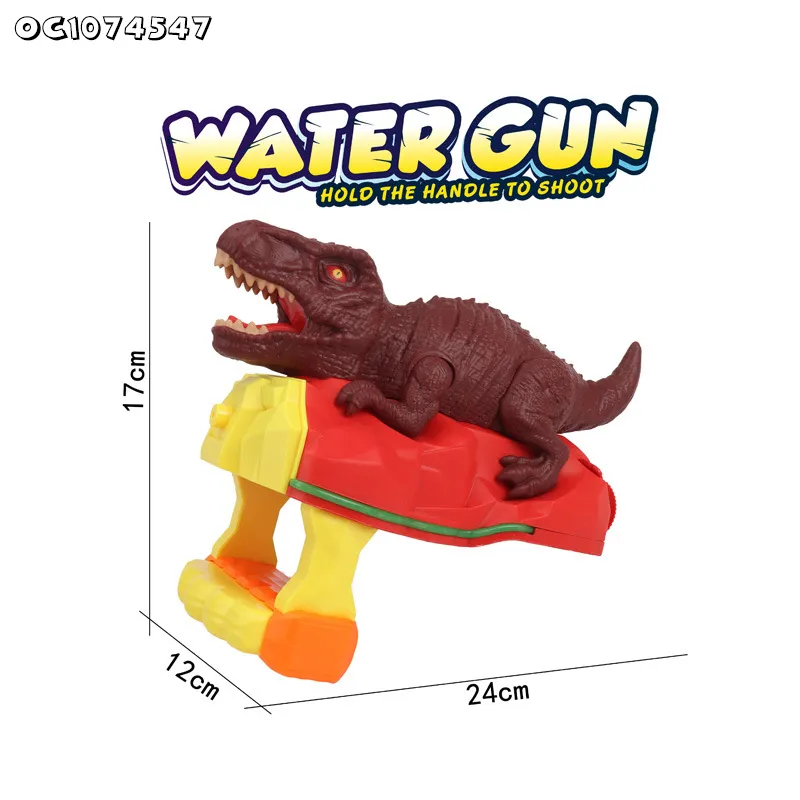 Tyrannosaurus Rex Outdoor Shooting Handheld Dinosaur Wrist Water Gun Mini Plastic Toy Water Spray Gun for Kids