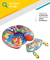 Hot Selling New Born Portable Soft Safe Cotton Bed Babyv Activity Game Carpet with Plastic Rattle