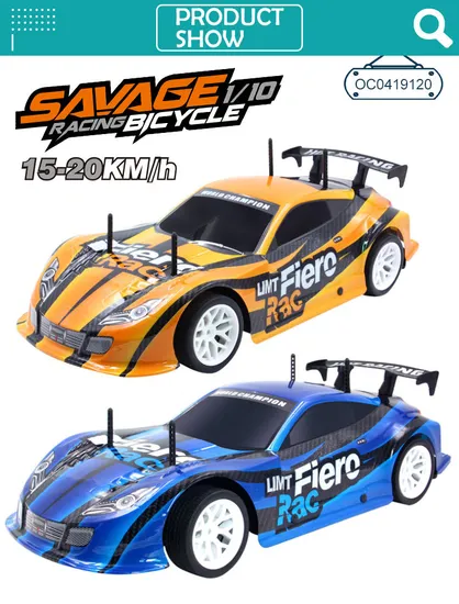 Wholesale 4WD Drift Simulator Fast Racing Parts Remote 1/10 High Speed RC Car for Kids
