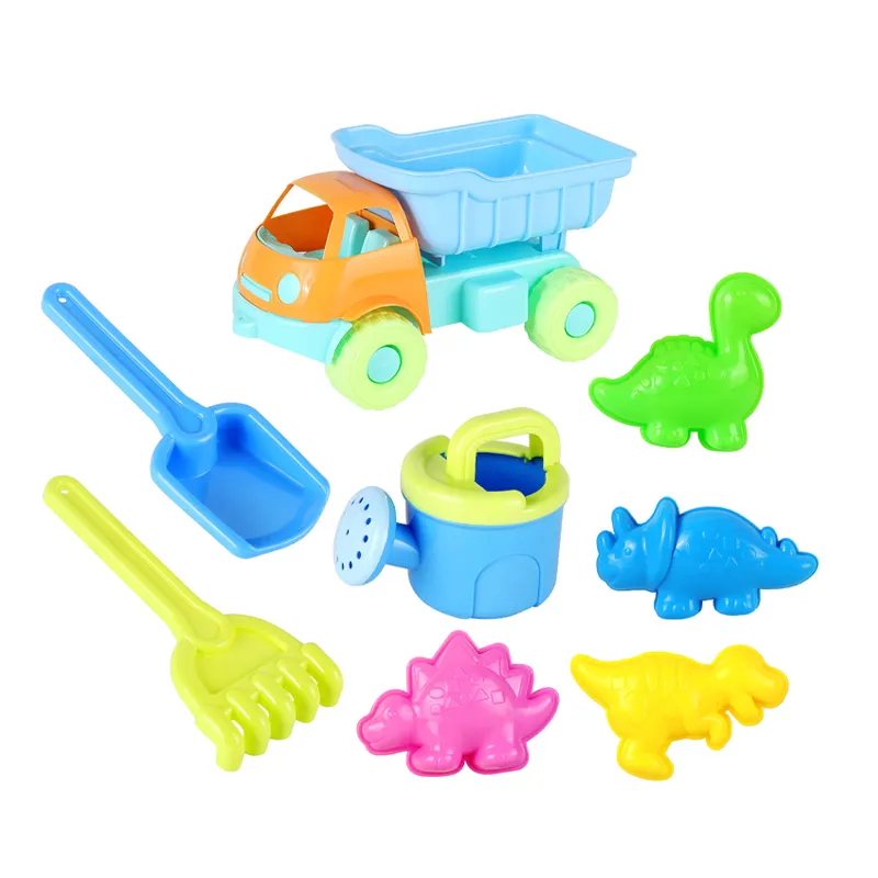 Children Kids Plastic Dinosaur Sand Molds Sand Carrying Truck Pools Water Fun Beach Sand Summer Shovel Digging Toy for 2026