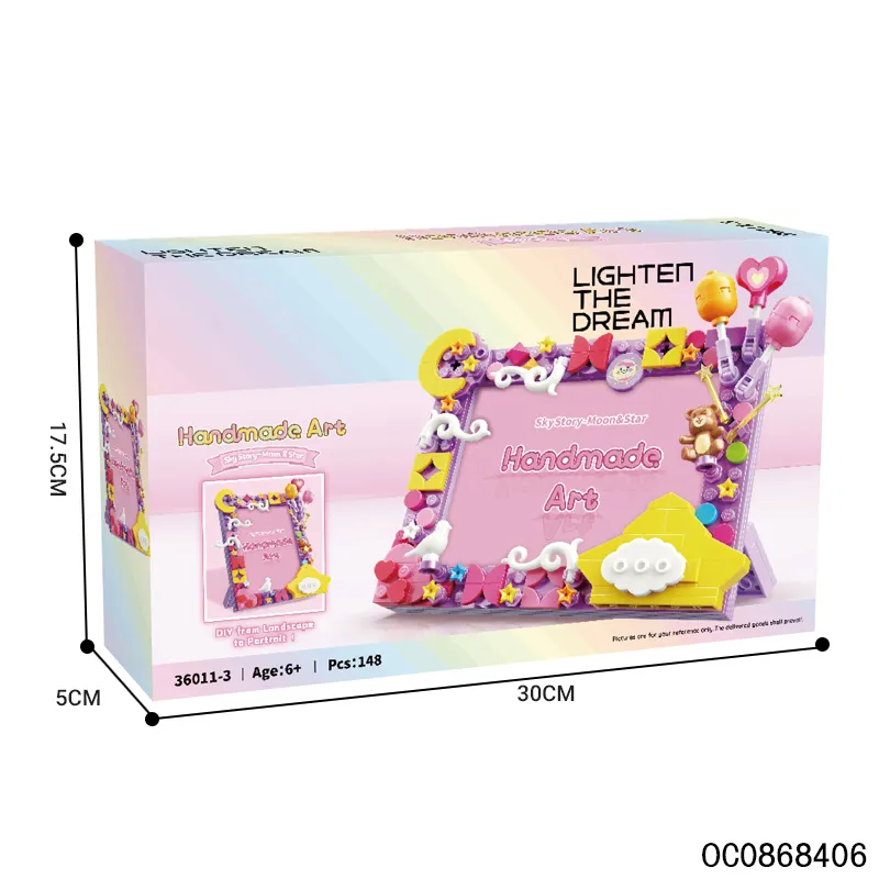 Kids Custom Building Blocks Photo Frame Educational Baby Toys for Sale