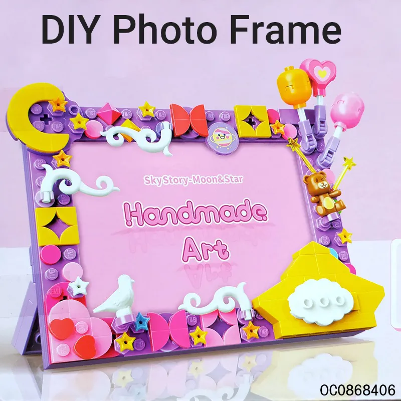 Kids Custom Building Blocks Photo Frame Educational Baby Toys for Sale