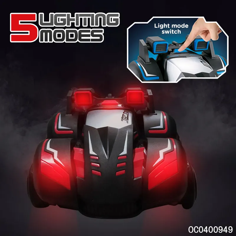 RC Drift Stunt 360 Spin Dancing Remote Control with Light Toys Car for Kids