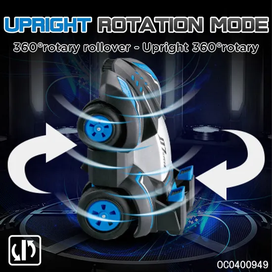RC Drift Stunt 360 Spin Dancing Remote Control with Light Toys Car for Kids