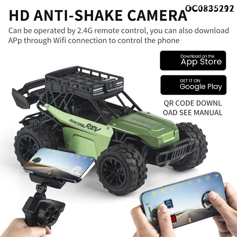 off Road RC Car Toys with HD Anti Shake Camera for Adults with High Speed off Road Car Toys