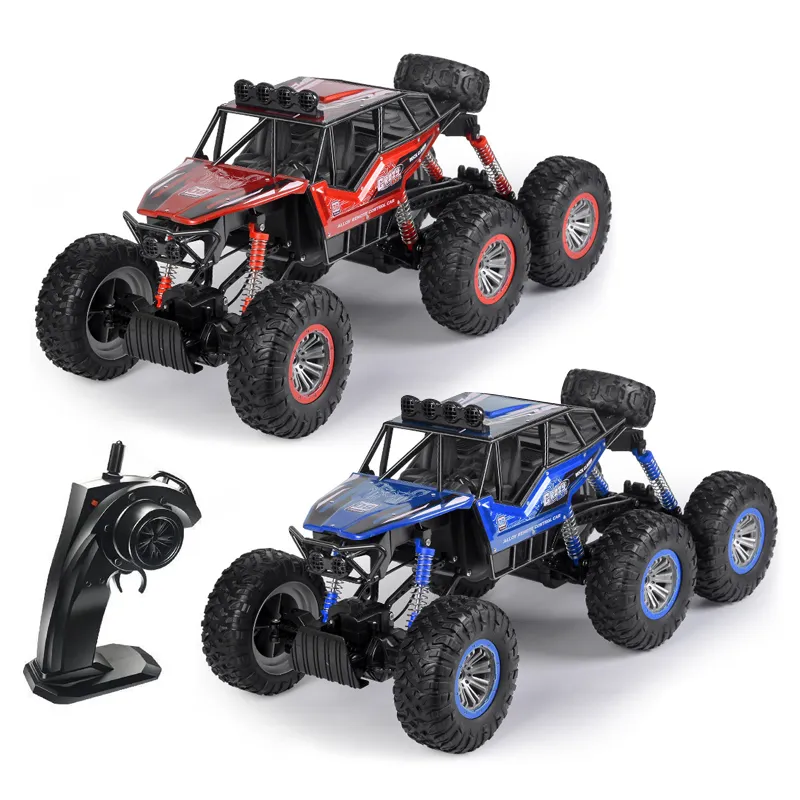 Metal off-Road 1: 8 Electric Remote Model Control RC Drift Toy 6 Wheels