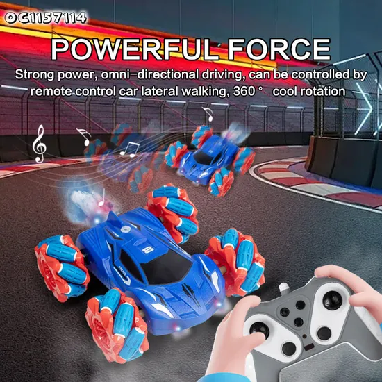 Hobby Grade Lighted up Gift Cheap Wholesale Fancy RC Stunt Cars Remote Control Toys Car for Boys
