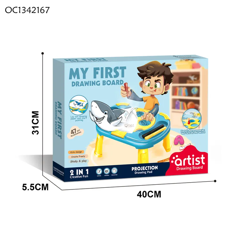 Wholesale Magnetic Toy Children DIY Color Electronic Educational Learning LED Drawing Board