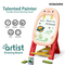 Popular Plastic Reusable Kids Double Sided Drawing Magic Montessori Educational Board