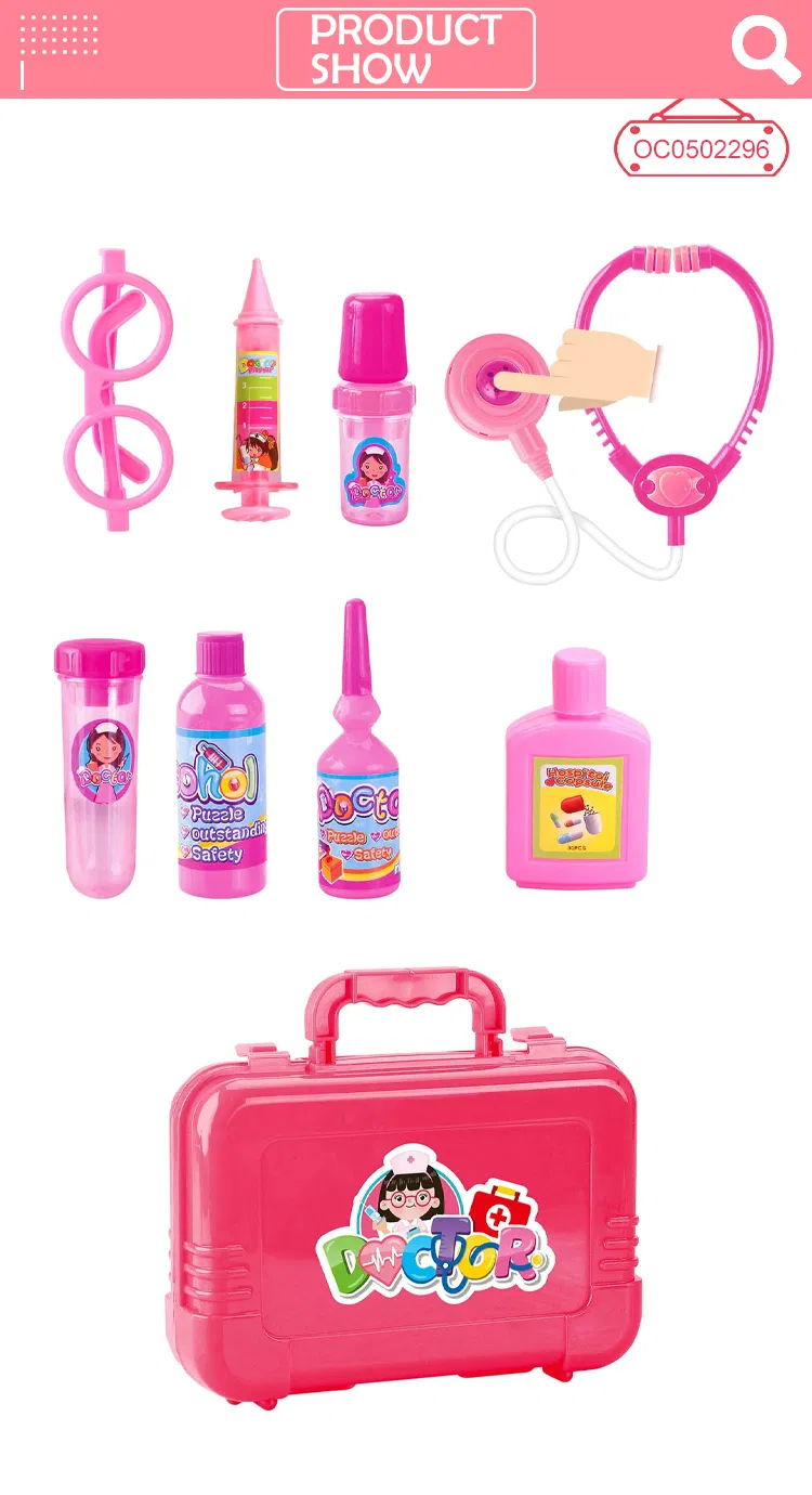 Wholesale Funny Kids Doctor Game Role Pretend Play Set Kit Toy for Girls