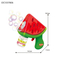 Wholesale Best Q Seller Lovely Watermelon Design Low Price Summer Friendly Items LED Bubble Guns Toy Blowing Machine for Kids 2026