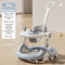 New Style Multifunction Luxury Round Bottom Real Baby Walker Sit to Stand Learning Walker Kids with Music Light and Push Rod Toys That Help Babies Learn to Walk
