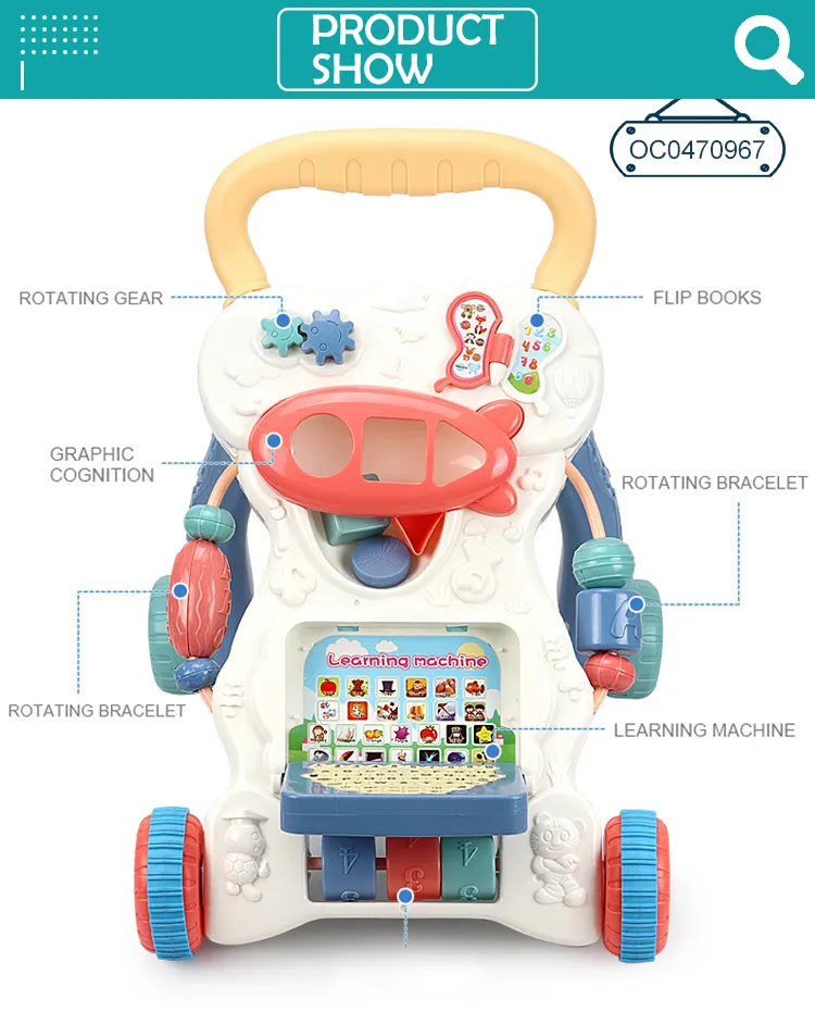 Story Teller Early Education Machine Baby Walkers Musical Educational Toys Baby