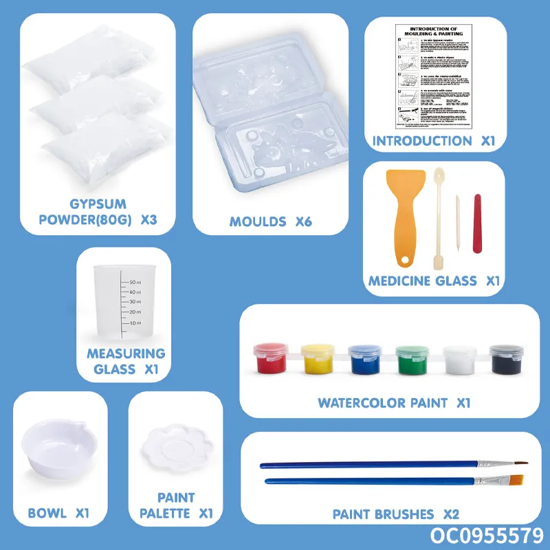 Wholesale Montessori Handmade White Plaster Car Model Craft Supplies Creative Popular Creative Art DIY Coloring Toy