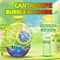 Kids Kindergarten Gadren Toys Summer Beach 2026 Trendy Items Plastic Battery Operated Bubble Wand Making Machines with Light