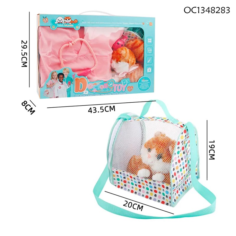 Wholesale 3D Kids Plastic Medical Equipment Pretend Interactive Montessori Creative Doctor Play Set