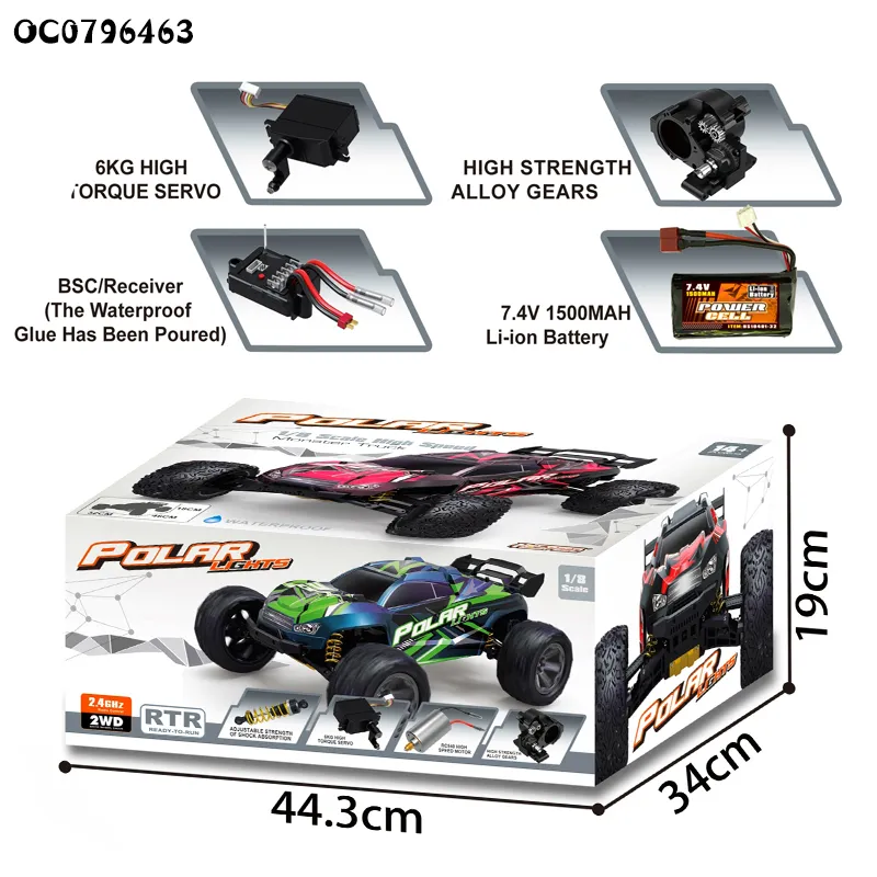 Wholesale Scale Plastic Super Fast Remote Control High Speed 118 Toy RC Car