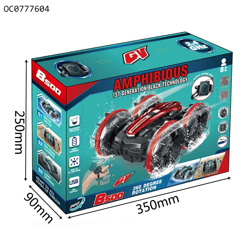 High Speed Rolling Remote Control Gesture Amphibious RC Stunt Vehicle Toy Car Vehicle Toy for Kids