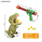 Cheap Plastic Soft Foam Bullet Moveable Dinosaur Shooting Games Toy Gun for Kids with Light Sound