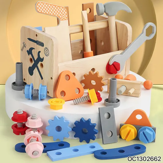 Little Engineer Kids Assembly DIY Montessori Tool Box Kid Hands on Early Learning Screw Set and Nuts Plastic 2026 Assembling Tool Toy