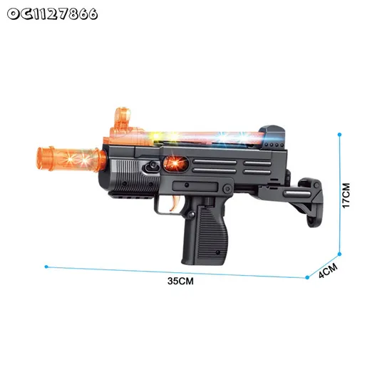 Pretend Play Electric Gun Toys Weapon Cheap Realistic Gun Toy with Sound Made in China for Kids with Vest Backpack